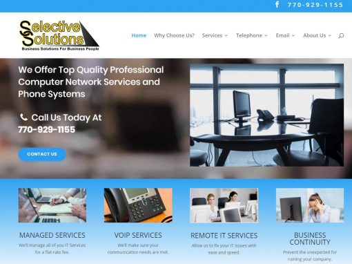 Solia Media Designs New Website for Selective Solutions, LLC