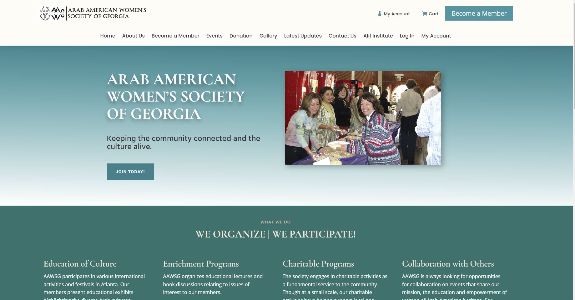 Solia Media - New website for Arab American Women's Association of Georgia